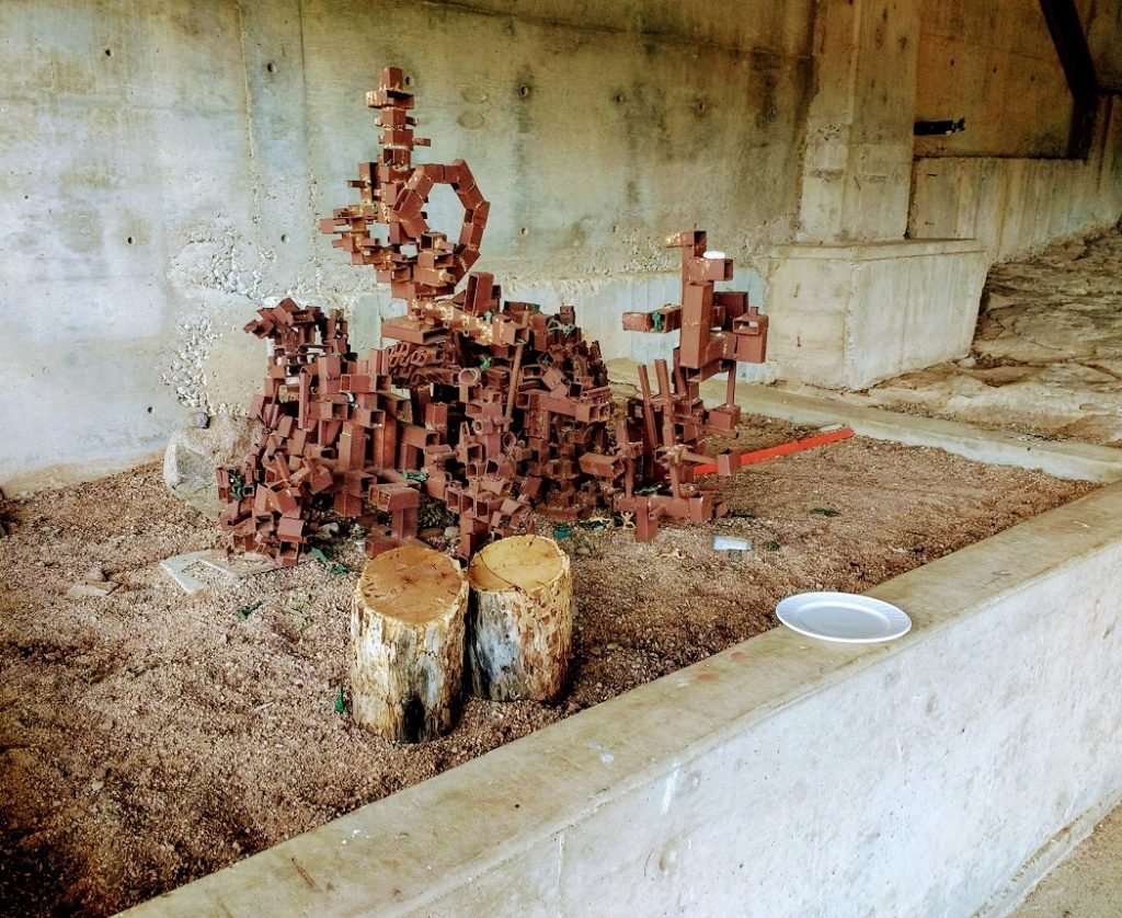 whimsical sculpture Arcosanti