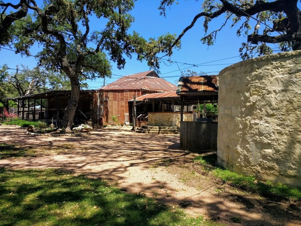 Sisterdale dance hall and cistern