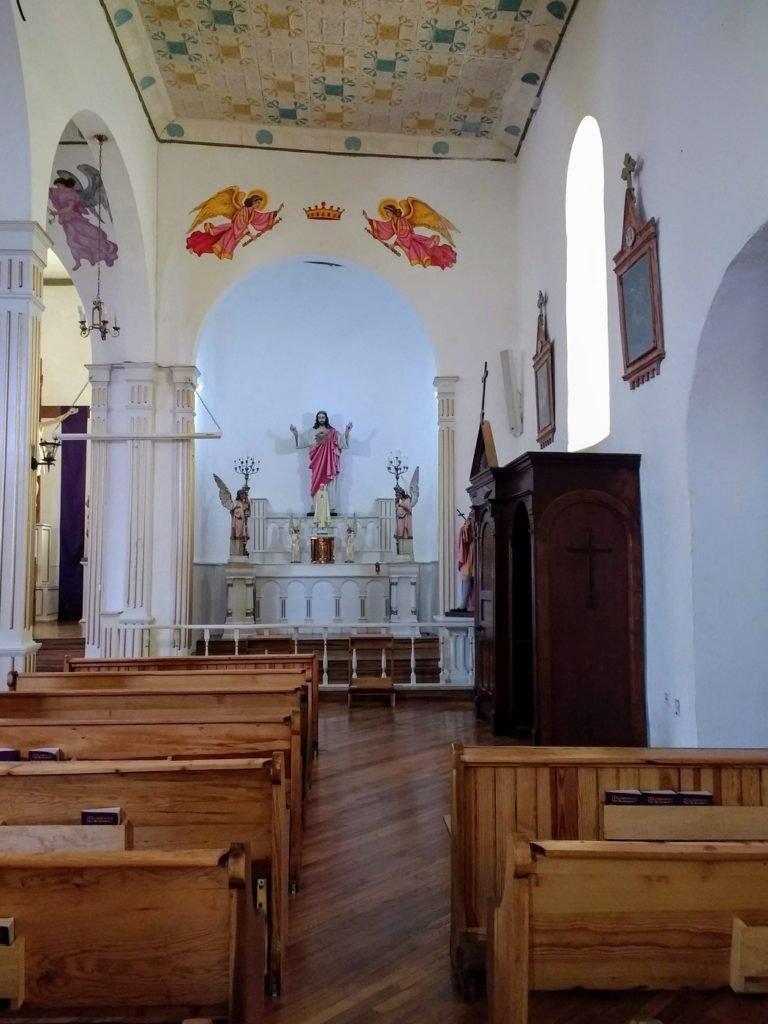 interior San Elizario chapel El Paso