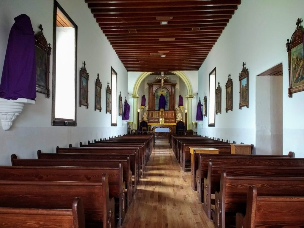 Ysleta Mission interior, Socorro TX