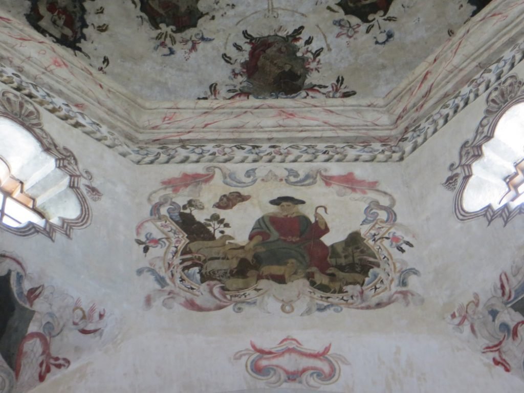 ceiling pain tings St. Xavier mission