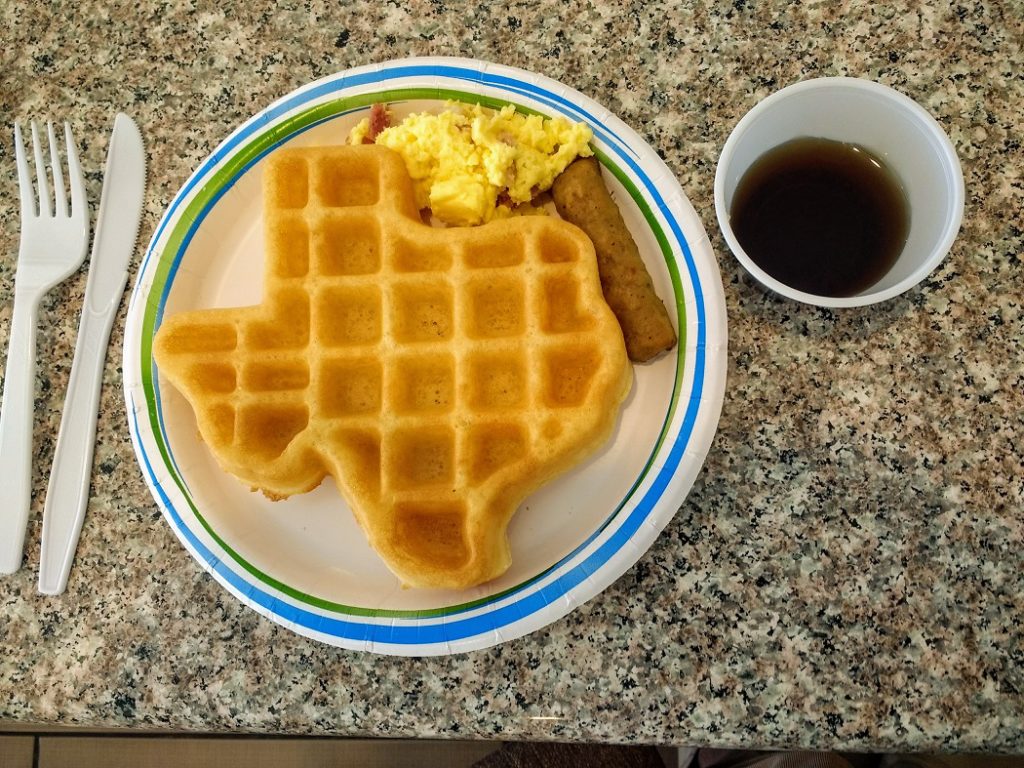 Waffles and breakfast in Tucson and Texas Wandering Lady