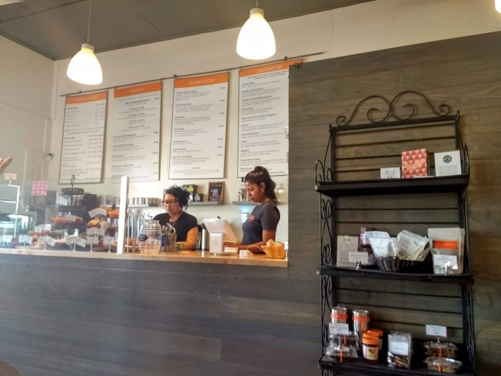Gracious bakery interior