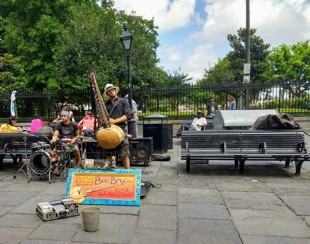 Kora player Jackson /Square New Orleans