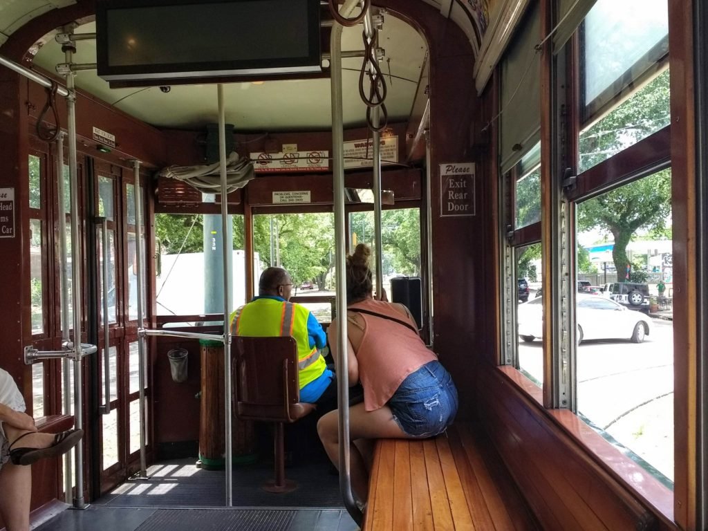 St. Charles trolley New Orleans