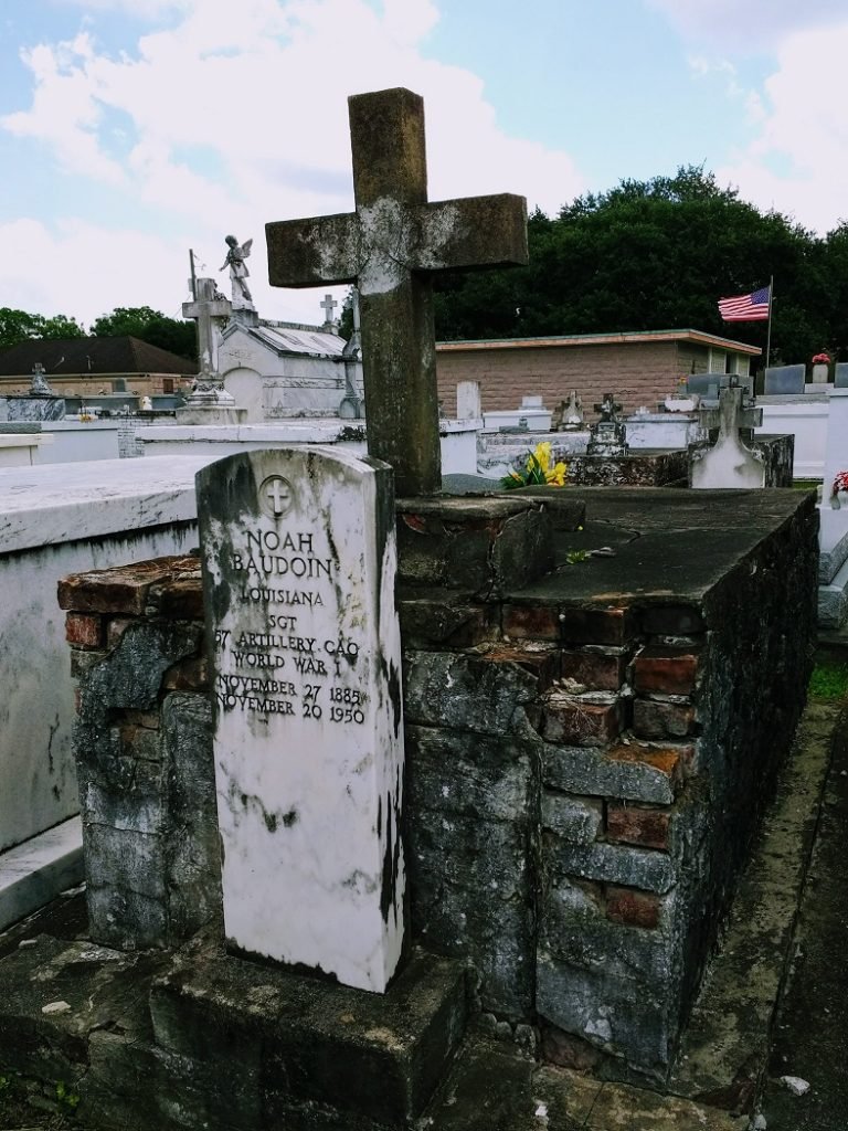 Noah Baudoin grave Delcambre Louisiana