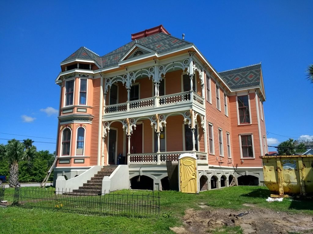 Partially restored home Old Galveston 