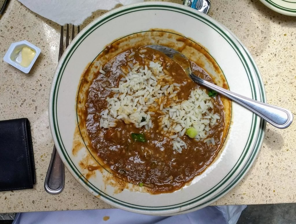 Seafood gumbo French Quarter New Orleans