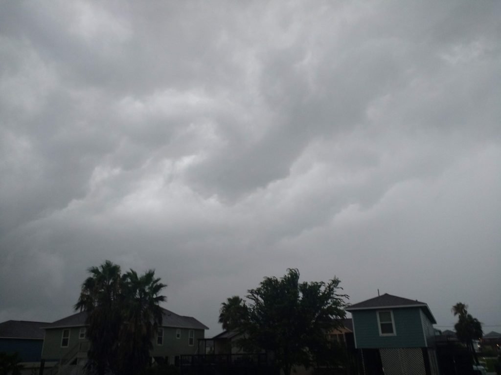 thunderstorm clouds Galveston