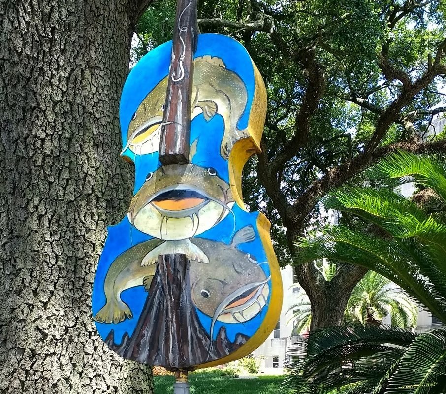 catfish art fiddle Opelousas Louisiana